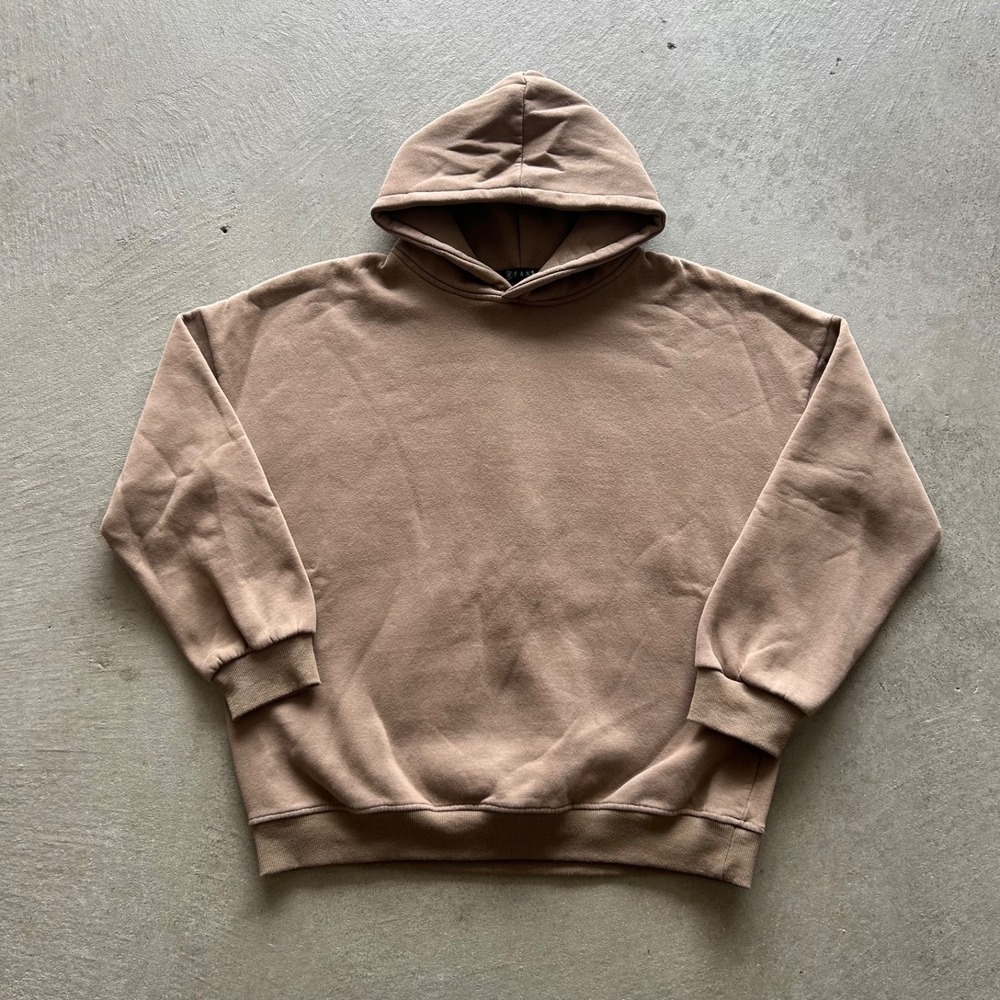 Vintage Efan Blank Sweatshirt Size Medium Brown Hoodie Pullover